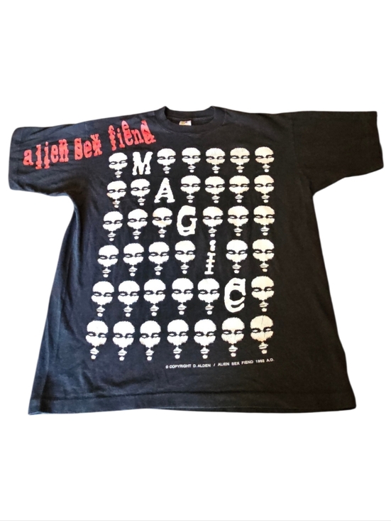 Fruit of the Loom Other - 👽🪄1992 Alien Sex Fiend MAGIC PUNK Indus METAL Tee XL USA MADE RARE GPC.🪄👽